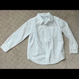 Toddler boy button down collared dress shirt